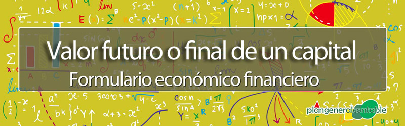 Valor futuro o final de un capital