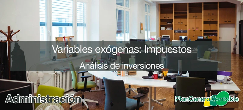 Variables ex�genas: Impuestos