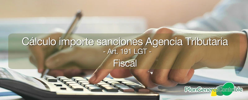 C�lculo importe sanciones Agencia Tributaria
