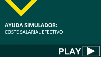 C�lculo del coste salarial por tiempo efectivo de trabajo.