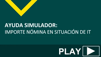 Importe de una n�mina en situaci�n de IT as� como la distribuci�n de los pagadores