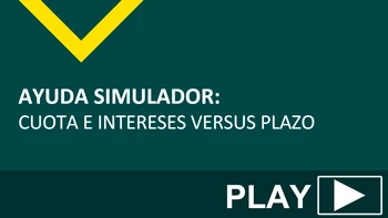 Ayuda e instrucciones para usar el simulador de variaci�n de cuota e intereses ante incrementos en el plazo de un pr�stamo